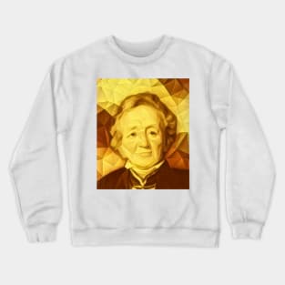 Leopold von Ranke Golden Portrait | Leopold von Ranke Artwork 9 Crewneck Sweatshirt